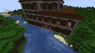 The riverside woodland mansion (Image via Minecraft)